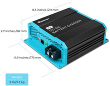 Charger l&#39;image dans la galerie, Renogy Chargeur de batterie embarqué 12 V 20 A DC vers DC pour inondé, gel, AGM et lithium, utilisant une charge en plusieurs étapes dans les camping-cars, véhicules utilitaires, bateaux, yachts, 20 A
