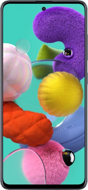 Samsung Galaxy A51 A515F 128GB DUOS GSM Unlocked Phone w/Quad Camera 48 MP + 12 MP + 5 MP + 5 MP (International Variant/US Compatible LTE) - Prism Crush Black