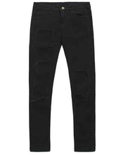 Charger l&#39;image dans la galerie, Men Raw Trim Solid Jeans
