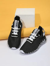 Charger l&#39;image dans la galerie, Letter Graphic Colorblock Lace-up Front Running Shoes
