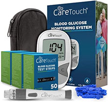 Charger l&#39;image dans la galerie, Blood Glucose Monitor Kit - Diabetes Testing Kit with 1 Glucometer, 150 Blood Sugar Test Strips, 1 Lancing Device, 100 Lancets, Travel Case for Blood Glucose Meter and Diabetic Supplies
