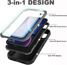 Charger l&#39;image dans la galerie, Wedall for iPhone XR Case, with 2 x Screen Protector
