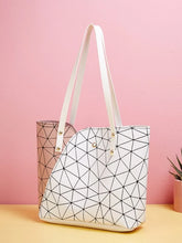 Charger l&#39;image dans la galerie, Geo Print Shoulder Bucket Bag
