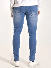 Charger l&#39;image dans la galerie, Men Ripped Bleach Wash Jeans
