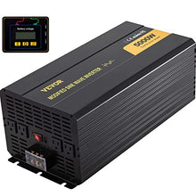 Charger l&#39;image dans la galerie, VEVOR Power Inverter, 5000W Modified Sine Wave Inverter, DC 12V to AC 120V Car Converter, with LCD Remote Controller, LED Indicator, AC Outlets Inverter for Truck RV Car Boat Travel Camping Emergency
