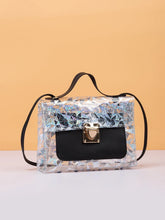 Charger l&#39;image dans la galerie, Glitter Push Lock Flap Satchel Bag
