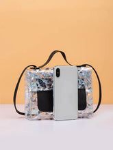 Charger l&#39;image dans la galerie, Glitter Push Lock Flap Satchel Bag
