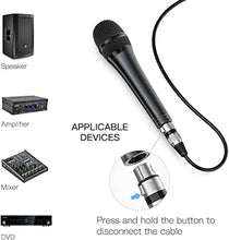 Charger l&#39;image dans la galerie, Karaoke Microphone,Fifine Dynamic Vocal Microphone for Speaker,Wired Handheld Mic with On and Off Switch and14.8ft Detachable Cable-K6
